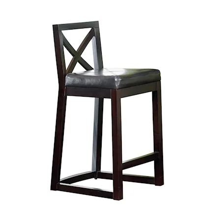 25 Inch Barstool with Back